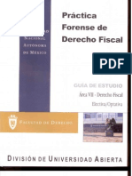 GUIA Practica Forense de Derecho Fiscal Area VII-Derecho Fiscal
