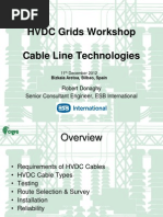 06 HVDC Cable Line Technologies - ROBERT DONAGHY (ESB International)