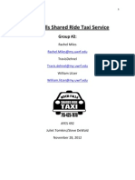 River Falls Shared Ride Taxi Service: Group #2