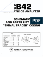 Automatig GB Analyz, En: Sghematig and Parts List With ,.signal Trager'' Coding