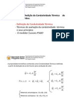 3 - Aula Medicao Condutividade Termica Materiais Solidos