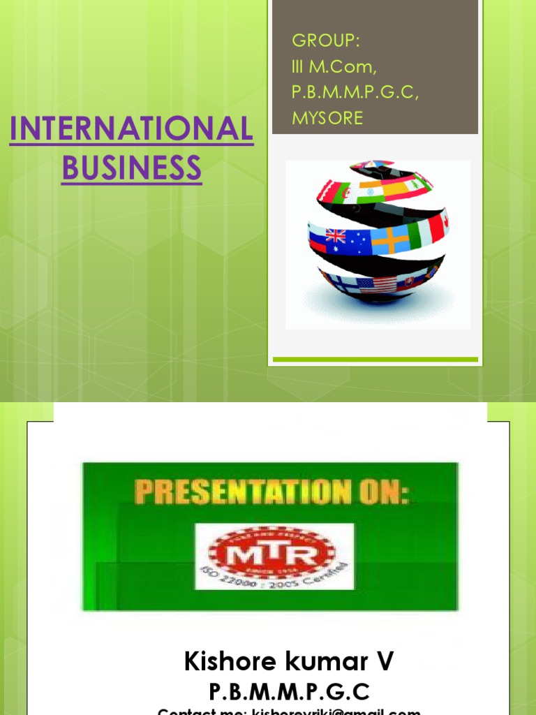 MTR Foods: Leading Indian Packaged Foods | PDF | Food And Drink ...