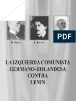 Gorter y Otros - La Izquierda Comunista Germano Holandesa Contra Lenin