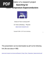 Download Research Project Room Temperature Superconductors by Frank Lichtenberg SN13615533 doc pdf