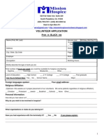 1-A Form - Volunteer Application Updated 3-23-09