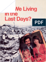 Are We Living in The Last Days by Herbert W Armstrong
