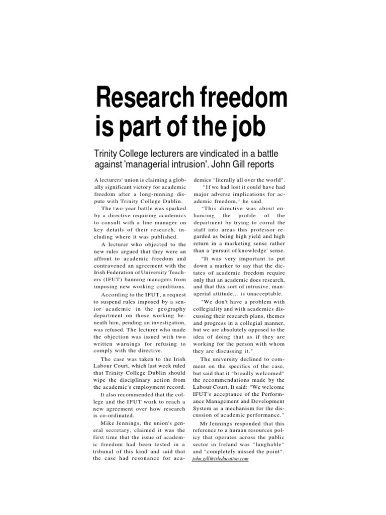 Research Freedom | PDF | Government | Justice