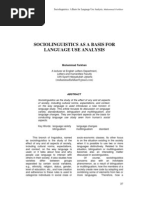 Download Sociolinguistics by mfarkhan SN13617489 doc pdf