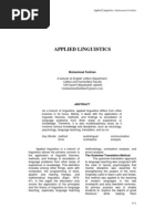 Download Applied Linguistics by mfarkhan SN13617537 doc pdf