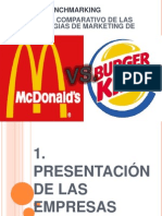 MC Donald's VS Burger King