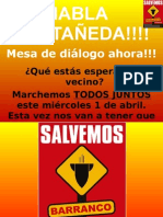 Salvemos Barranco ¿xq reclamamos?