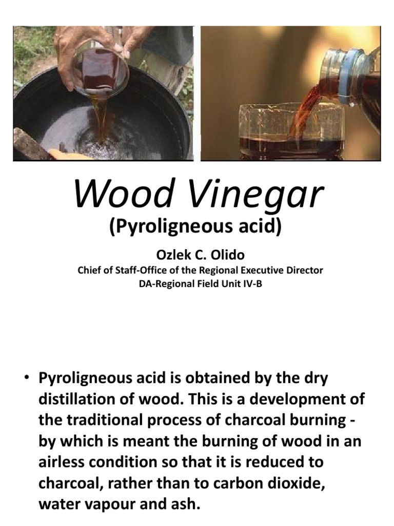 Guide on Wood Vinegar Technology Charcoal Vinegar