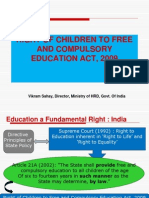 Right of Children To Free and Compulsory Education Act, 2009