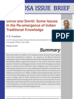 IDSA Issue Brief: Revisiting Indian Traditional Knowledge