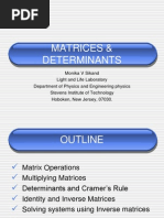 Matrices Determinants MS