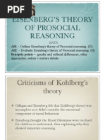 Eisenbergs Theory