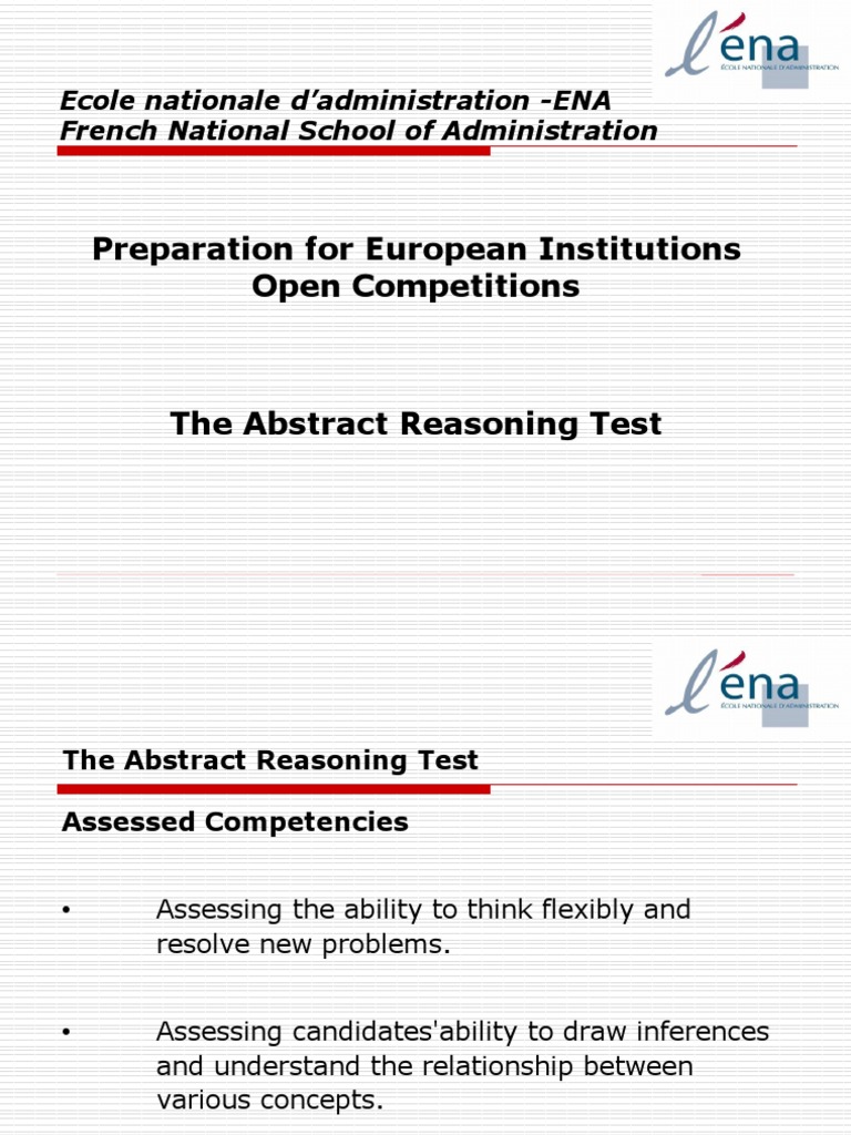 Abstract Reasoning Test Guide | PDF | Abstraction | Reason