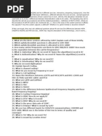 3G Topics to Prepare for Interview