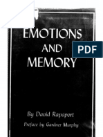David Rapaport--Emotions and Memory (1)
