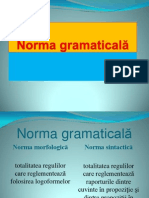 Norma Gramaticală