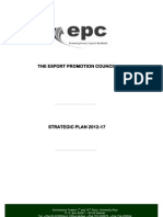 Summary Export Promotion Council Strategic Plan 2012-2017