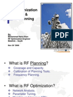 Optimization & Planning: By: Mohammad Haris Khan RF Optimization Engineer Mobilink - South Nov 20 '2009