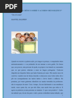 Um olhar crítico ao acordo ortográfico