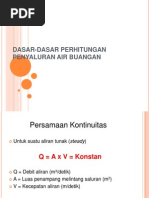 Download Dasar2 Perhitungan penyaluran air buangan by Smp N Sungai Baung SN136218177 doc pdf
