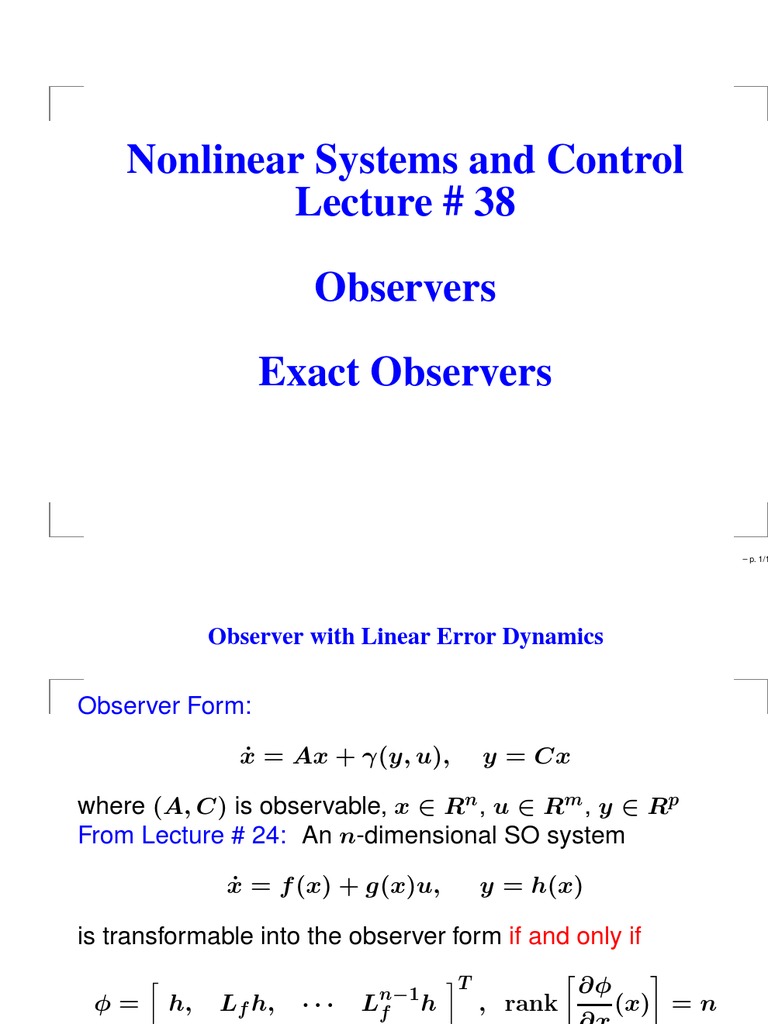 Lect 38 Systems Theory Systems Science
