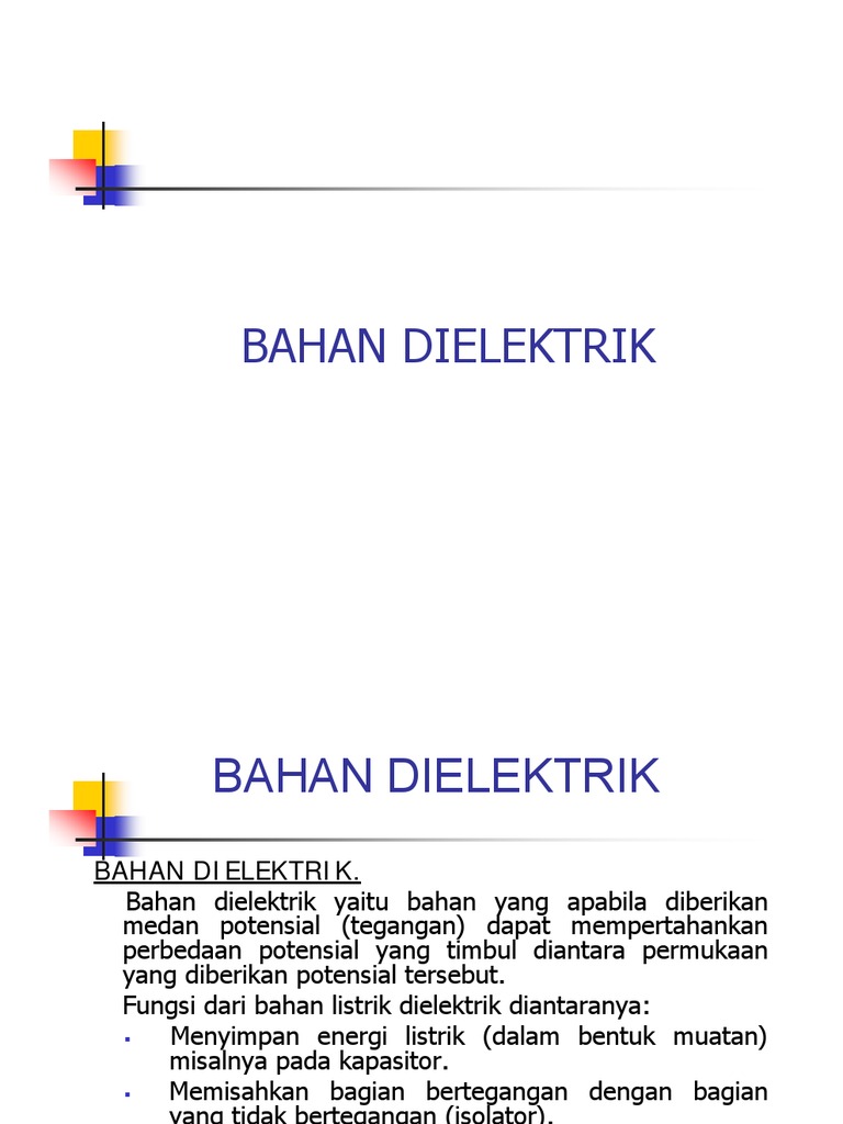 Bahan Dielektrik Pdf