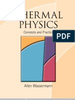 Thermal Physics - Concepts and Practice - Allen L. Wasserman - CAMBRIDGE - 2012