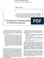 Churchill 1979 A Paradigm For Developing Better Measures of Marketing Constructs