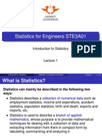 Ste3a01 - Lecture 1