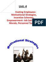 HRM Unit-4 Motivational Strategies