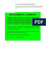 Enviromental Chemistry