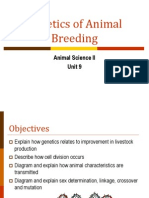 Genetics of Animal Breeding - 9