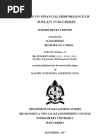 14 a Study on Financial Performance of Ponlait, Puducherry