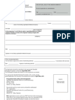 ICLD Application Form 2013 Women in Politics Webb Korr