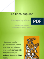 La Lírica Popular