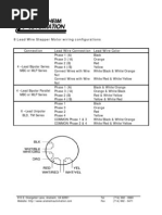 Stepper Motor Wiring Color Codes | PDF