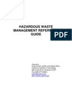 Haz Waste MGMT Reference - Cal Tech