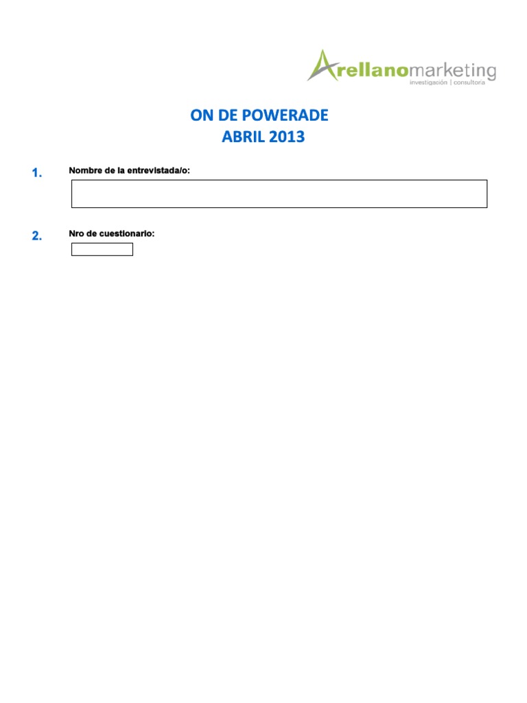 Powerade PDF | PDF | Refresco | Publicidad