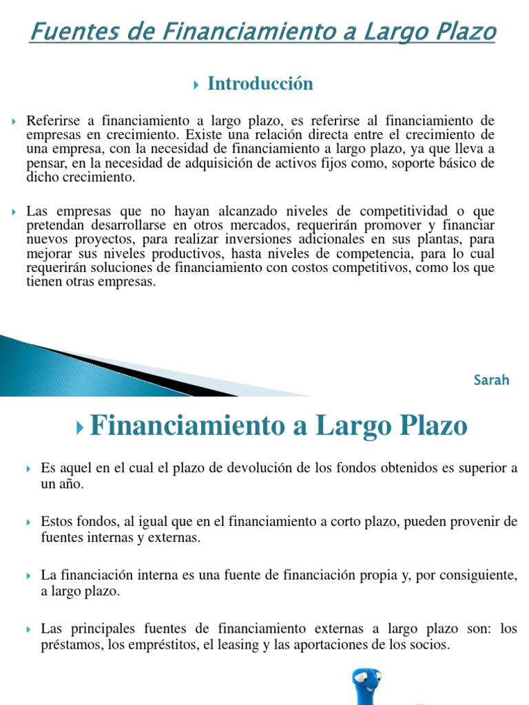 Fuentes de Financiamiento a Largo Plazo | PDF | Acciones preferentes ...