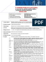 3 Encuesta Nacional de Opinión Pública 2006 y 11 Encuesta Nacional Electoral