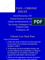 Back Pain - Chronic Issues