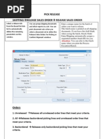 Pick Release To Ship Confirm