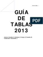 Guia de Tabla 2013