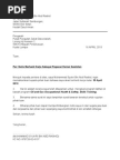 Contoh Surat Berhenti Kerja Notis Akak