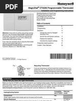 Download Manual - Honeywell Thermostat CT3200 by imauser SN136307137 doc pdf