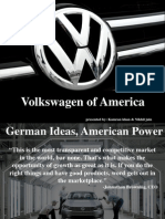 Volkswagen of America: Presented By: Kamran Khan & Nikhil Jain N